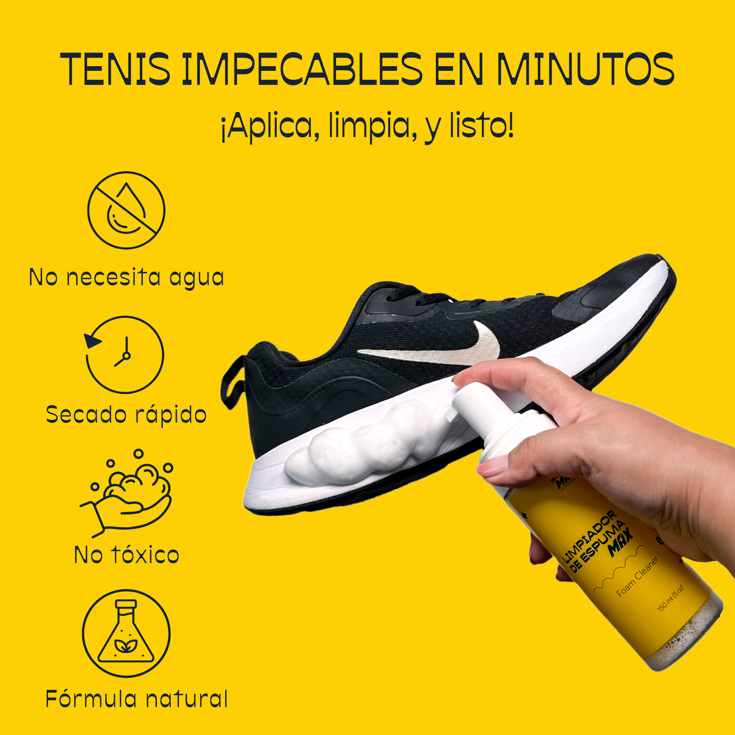 Limpiador de Espuma MAX (150ml)