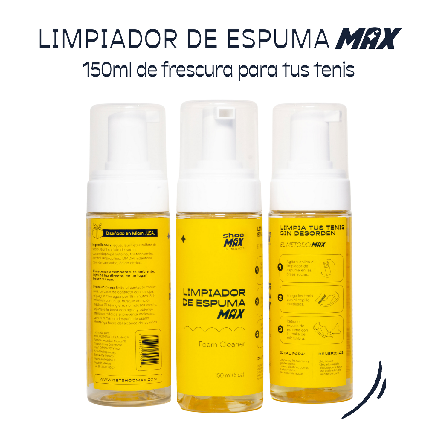 Limpiador de Espuma MAX (150ml)