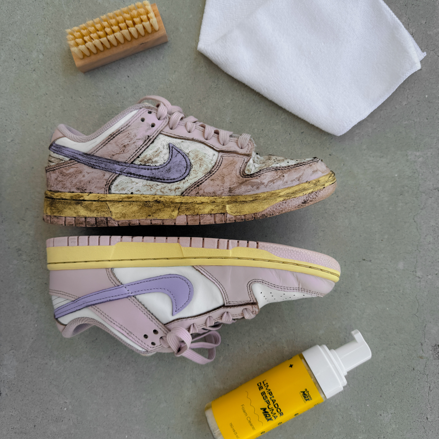 Kit de Limpieza Para Tenis con Espuma MAX
