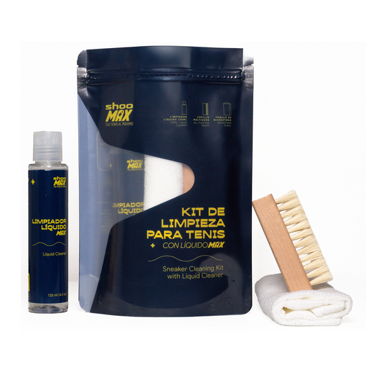 Kit de Limpieza Para Tenis con Líquido MAX
